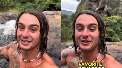 An American tourist praised India’s beauty, calling it one of his favourite countries. (Instagram/vanboys222) An American tourist praised India’s beauty, calling it one of his favourite countries. (Instagram/vanboys222)