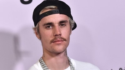A clip of Justin Bieber in a soaked pair of white underwear and boots has gone viral on social media. (AFP) A clip of Justin Bieber in a soaked pair of white underwear and boots has gone viral on social media. (AFP)