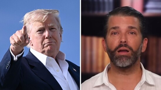 Donald Trump Jr's meme came amid the disturbing trend where people are throwing sex toys onto the court during WNBA games. (File Photo, Instagram/@donaldjtrumpjr)