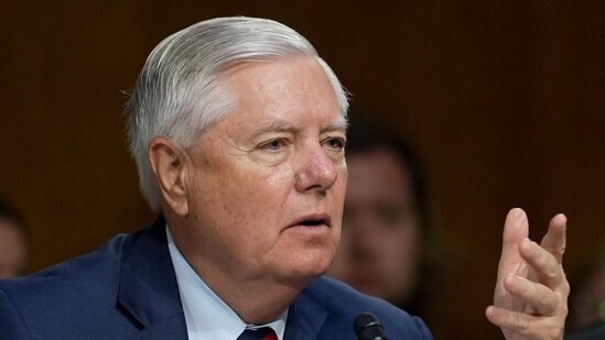 Senator Lindsey Graham, a Republican, reacted to the phone call between PM Modi and Vladimir Putin (Bloomberg)