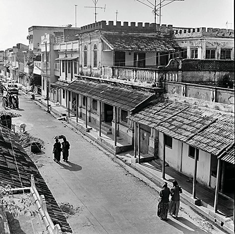 A 1995 image of Montorsier Street, from the institute’s archive. (Institut Français de Pondichéry / École Française d’Extrême-Orient) A 1995 image of Montorsier Street, from the institute’s archive. (Institut Français de Pondichéry / École Française d’Extrême-Orient)