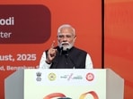 Prime Minister Narendra Modi addresses the gathering during the foundation stone laying of the Bangalore Metro Phase-3 project worth over <span class='webrupee'>₹</span>15,610 crore, in Bengaluru on Sunday. Prime Minister Narendra Modi addresses the gathering during the foundation stone laying of the Bangalore Metro Phase-3 project worth over <span class='webrupee'>₹</span>15,610 crore, in Bengaluru on Sunday.