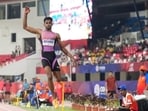 Sreeshankar leapt 8.13m in his sixth and last attempt to win the long jump at the World Athletics bronze event in Bhubaneswar. (AFI)