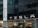 Tesla made its India retail debut last month with a store in the Bandra Kurla Complex business district in suburban Mumbai.(Reuters)