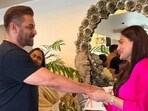 Salman Khan was a happy brother on Raksha Bandhan, surrounded by his sisters and family. Salman Khan was a happy brother on Raksha Bandhan, surrounded by his sisters and family.