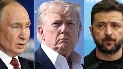 A White House official has said Donald Trump is open to Zelensky attending the Alaska Summit scheduled with Vladimir Putin, but preparations are underway for only a bilateral meeting. (AFP)