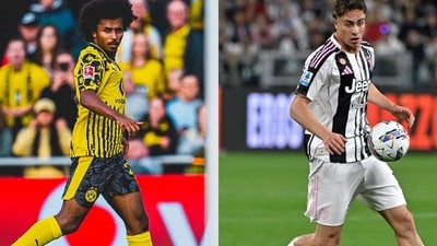Karim Adeyemi of Dortmund on left of the image and Dušan Vlahović of Juventus will be key players in this match (X) Karim Adeyemi of Dortmund on left of the image and Dušan Vlahović of Juventus will be key players in this match (X)