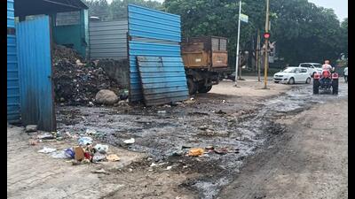 Located right next to a dense residential area, the Shahi Majra dumping ground has created unbearable living conditions, complain locals. (HT) Located right next to a dense residential area, the Shahi Majra dumping ground has created unbearable living conditions, complain locals. (HT)