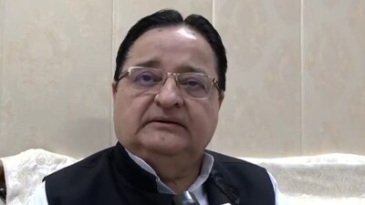 Samajwadi Party leader ST Hasan also said that deforestation and damage to ecosystem are also reasons behind such natural calamities. (Screengrab/X/@ANI) Samajwadi Party leader ST Hasan also said that deforestation and damage to ecosystem are also reasons behind such natural calamities. (Screengrab/X/@ANI)