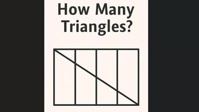 Social media users argued over a brain teaser asking them to count triangles. (Facebook/Arshdeep Soni) Social media users argued over a brain teaser asking them to count triangles. (Facebook/Arshdeep Soni)