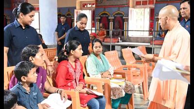 UP CM Yogi Adityanath listening to people’s problems at Janata Darshan in Gorakhpur on August 10. (Sourced) UP CM Yogi Adityanath listening to people’s problems at Janata Darshan in Gorakhpur on August 10. (Sourced)