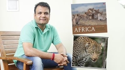 Filmmaker-author Manish Mundra has come up with his maiden book on wildlife photography. Filmmaker-author Manish Mundra has come up with his maiden book on wildlife photography.
