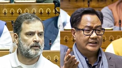 Kiren Rijiju, in a post on X, requested Rahul Gandhi to maintain the decorum of the Indian Parliament. (File/Sansad TV) Kiren Rijiju, in a post on X, requested Rahul Gandhi to maintain the decorum of the Indian Parliament. (File/Sansad TV)