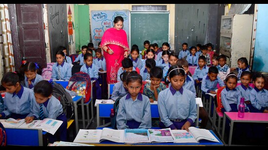 Teachers argue that the programme keeps students’ away from their main curriculum for the first six months of the session. (HT File)
