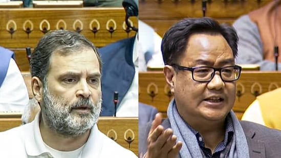 Kiren Rijiju, in a post on X, requested Rahul Gandhi to maintain the decorum of the Indian Parliament. (File/Sansad TV)