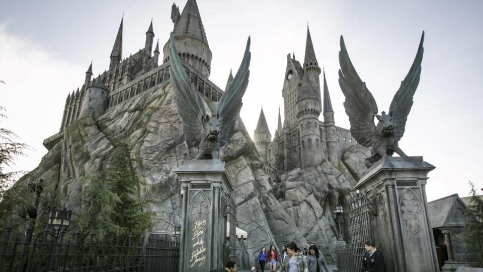 entrance to Hogwarts castle and "Harry Potter and the Forbidden Journey" ride - WWoHP at Universal Studios Hollywood (Photo by David Sprague) entrance to Hogwarts castle and "Harry Potter and the Forbidden Journey" ride - WWoHP at Universal Studios Hollywood (Photo by David Sprague)