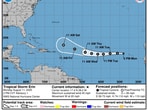 Tropical Storm Erin has formed in the Atlantic. Tropical Storm Erin has formed in the Atlantic.