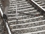 Police personnel deployed at a railway track (ANI/Representative Image)