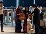 Priyanka Chopra and her daughter Malti were spotted at the airport. Priyanka Chopra and her daughter Malti were spotted at the airport.