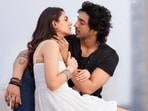 Aneet Padda and Ahaan Panday in a still from Mohit Suri's romantic drama Saiyaara. Aneet Padda and Ahaan Panday in a still from Mohit Suri's romantic drama Saiyaara.