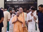 Uttar Pradesh chief minister Yogi Adityanath at Vidhan Bhavan in Lucknow on Monday. (Deepak Gupta/HT Photo) Uttar Pradesh chief minister Yogi Adityanath at Vidhan Bhavan in Lucknow on Monday. (Deepak Gupta/HT Photo)