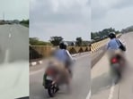 Man carries wife's lifeless body on bike after denied help on Nagpur-Madhya Pradesh highway