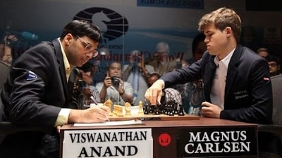 Viswanathan Anand lost to Magnus Carlsen in two World Championships. (Twitter)