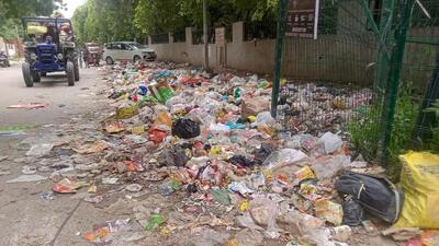 A strech near near NorthCap University. (Parveen Kumar/HT Photo) A strech near near NorthCap University. (Parveen Kumar/HT Photo)