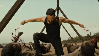 Baaghi 4 teaser sees Tiger Shroff in his most violent avatar yet. Baaghi 4 teaser sees Tiger Shroff in his most violent avatar yet.