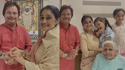 Disha Vakani ties rakhi to Taarak Mehta Ka Ooltah Chashmah producer Asit Modi. Disha Vakani ties rakhi to Taarak Mehta Ka Ooltah Chashmah producer Asit Modi.