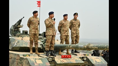 There are obvious domestic considerations behind Munir’s jingoistic rhetoric, including the consolidation of his position following his elevation to field marshal after four days of hostilities with India in May. (REUTERS)