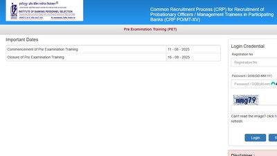 IBPS PO PET Admit Card 2025 is out at ibps.in. The direct link to download is given here. IBPS PO PET Admit Card 2025 is out at ibps.in. The direct link to download is given here.