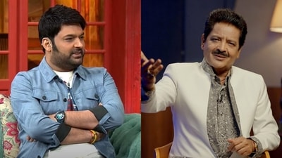 Kapil Sharma pokes fun at Udit Narayan's kiss controversy. Kapil Sharma pokes fun at Udit Narayan's kiss controversy.
