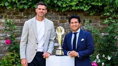 India's Sachin Tendulkar and England's James Anderson were absent from the Anderson-Tendulkar Trophy presentation at The Oval (ECB) India's Sachin Tendulkar and England's James Anderson were absent from the Anderson-Tendulkar Trophy presentation at The Oval (ECB)