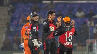 Anuj Rawat displayed his brilliant captaincy skills to lead East Delhi Riders to a narrow 2-run victory Anuj Rawat displayed his brilliant captaincy skills to lead East Delhi Riders to a narrow 2-run victory