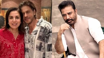 Farah Khan reveals Kamal Haasan turned down a film opposite Shah Rukh Khan. Farah Khan reveals Kamal Haasan turned down a film opposite Shah Rukh Khan.