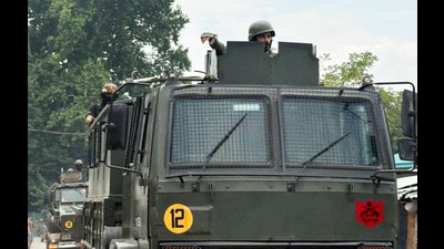 The anti-terror operations playing out in the dense forests of Akhal Kulgam entered its 11th day on Monday, making it one of the longest encounter-cum-search operations of the decade. Hundreds of army, police and CRPF personnel have been pressed into service, with two militants, two soldiers and over five security personnel killed so far. (PTI File) The anti-terror operations playing out in the dense forests of Akhal Kulgam entered its 11th day on Monday, making it one of the longest encounter-cum-search operations of the decade. Hundreds of army, police and CRPF personnel have been pressed into service, with two militants, two soldiers and over five security personnel killed so far. (PTI File)