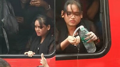 A viral clip showed a woman gasping for air in a packed train while onlookers mocked. (@anurvns/YouTube) A viral clip showed a woman gasping for air in a packed train while onlookers mocked. (@anurvns/YouTube)