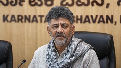 Shivakumar questioned the authority of the Election Commission in issuing such a notice. (PTI) Shivakumar questioned the authority of the Election Commission in issuing such a notice. (PTI)