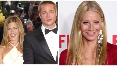 Jennifer Aniston said it is natural that she and Gwyneth Paltrow talk about their mutual ex Brad Pitt. Jennifer Aniston said it is natural that she and Gwyneth Paltrow talk about their mutual ex Brad Pitt.