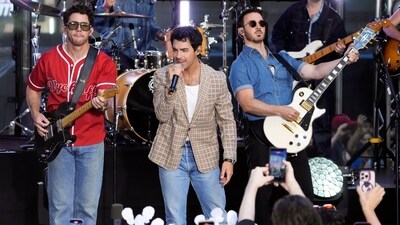 The Jonas Brothers kickoff their JONAS20 tour at their hometown, New Jersey. (AP) The Jonas Brothers kickoff their JONAS20 tour at their hometown, New Jersey. (AP)