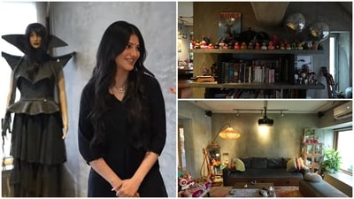 Shruti Haasan gives a tour of her Mumbai home. Shruti Haasan gives a tour of her Mumbai home.
