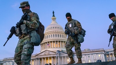 President Donald Trump signed a directive for Defence Secretary Pete Hegseth to activate the National Guard. (AP) President Donald Trump signed a directive for Defence Secretary Pete Hegseth to activate the National Guard. (AP)
