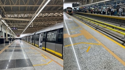 The Yellow Line, a 19.143-km elevated corridor connecting RV Road in Jayanagar to Bommasandra via Electronic City. (X/@WF_Watcher) The Yellow Line, a 19.143-km elevated corridor connecting RV Road in Jayanagar to Bommasandra via Electronic City. (X/@WF_Watcher)