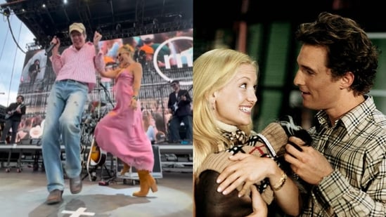 Kate Hudson channels her best romcom self for surprise Sally segment during Role Model concert (Photos: X)