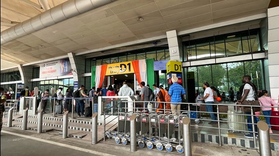 Officials anticipate that the winter travel season will see a major surge in passenger traffic at the airport. (HT FILE)