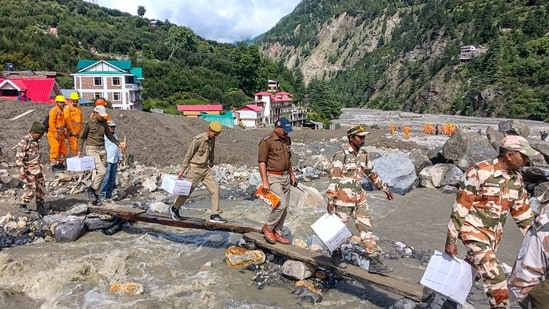 Officials said that the work of distributing relief material in the disaster-affected area is underway. (PTI)