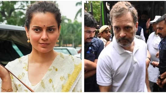 Kangana Ranaut said that Rahul Gandhi is 'overacting' to gain sympathy.