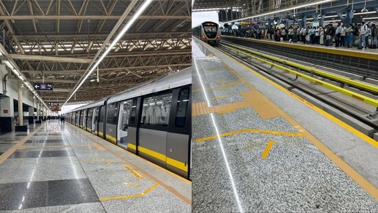 The Yellow Line, a 19.143-km elevated corridor connecting RV Road in Jayanagar to Bommasandra via Electronic City. (X/@WF_Watcher)