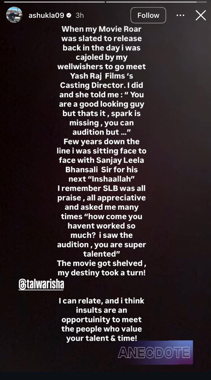 A screenshot of Abhinav Shulka's Instagram Story. A screenshot of Abhinav Shulka's Instagram Story.
